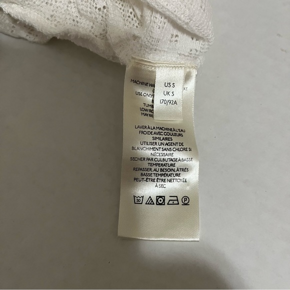 Free People Sheer Blouse Size Small - Picture 6 of 7